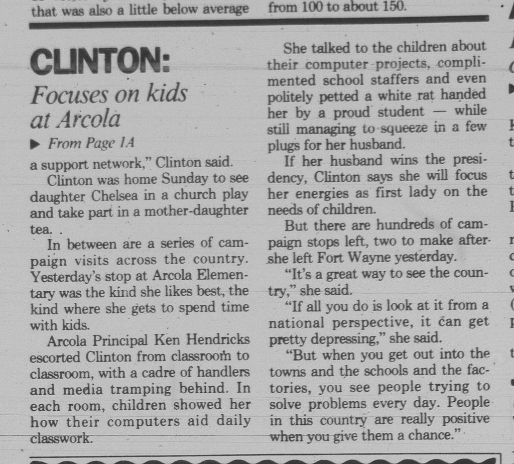 Scan of Newspaper News-Sentinel